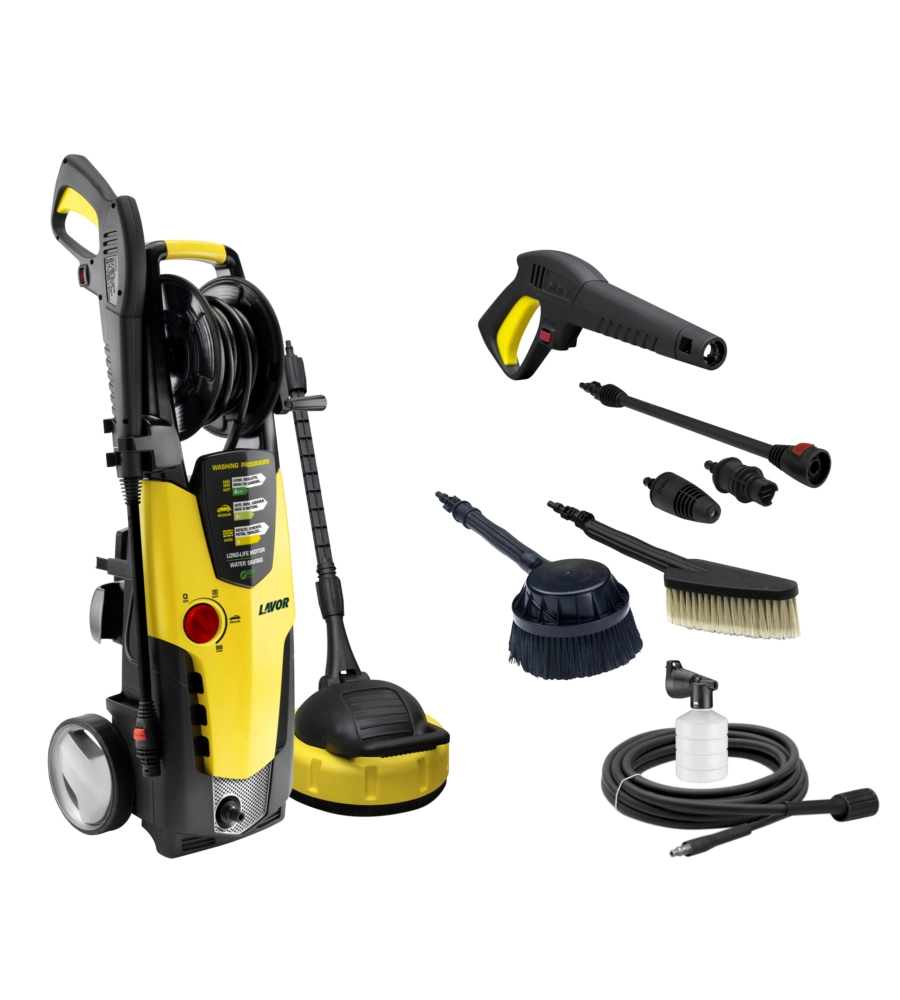 IDROPULITRICE ELETTRICA A FREDDO MULTIACCESSORIATA LAVORWASH "STM 160 WPS" 160 BAR 510 L/H 2500 W